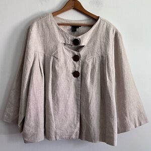 Elegant Beige Women's Jacket